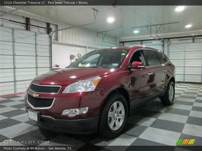 Red Jewel Tintcoat / Ebony 2010 Chevrolet Traverse LT