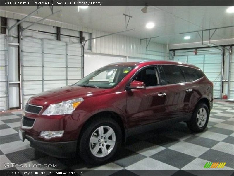 Red Jewel Tintcoat / Ebony 2010 Chevrolet Traverse LT