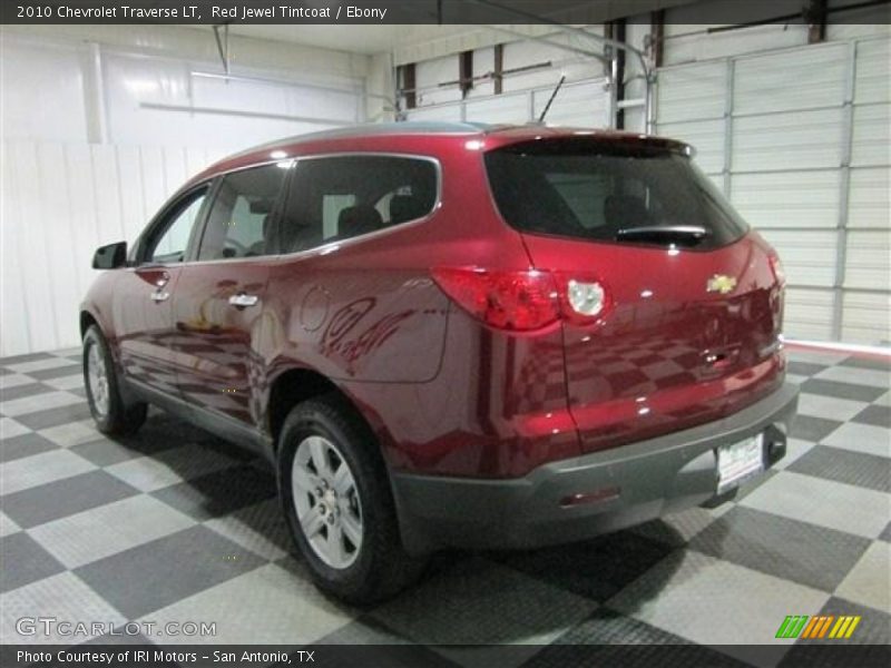 Red Jewel Tintcoat / Ebony 2010 Chevrolet Traverse LT