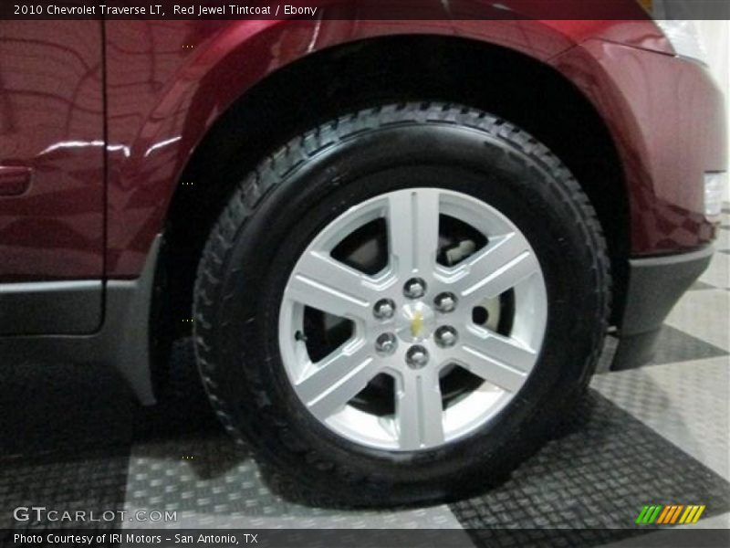 Red Jewel Tintcoat / Ebony 2010 Chevrolet Traverse LT