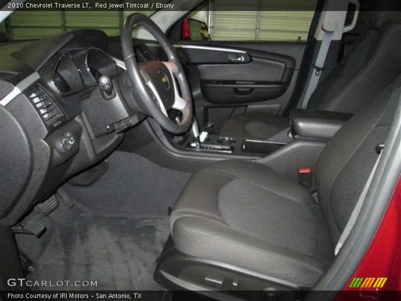 Red Jewel Tintcoat / Ebony 2010 Chevrolet Traverse LT
