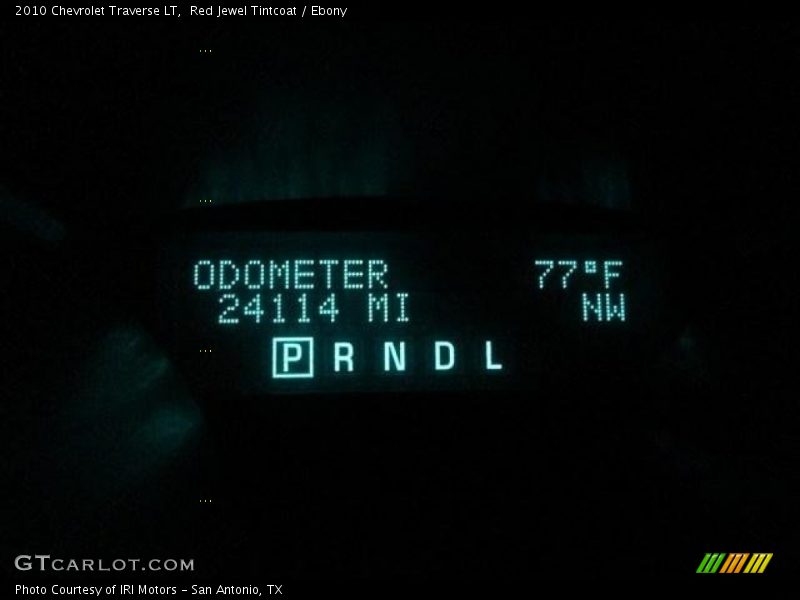 Red Jewel Tintcoat / Ebony 2010 Chevrolet Traverse LT