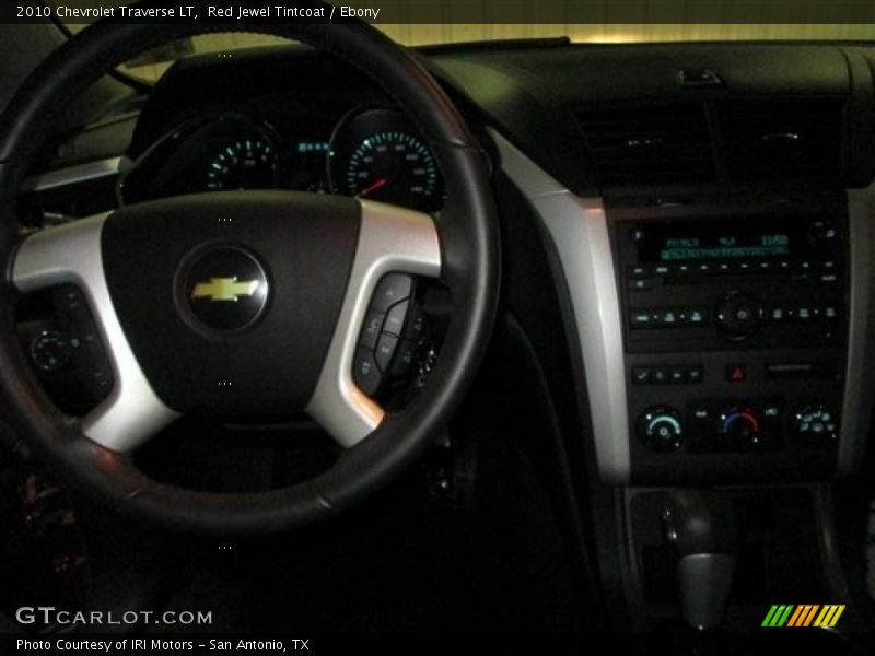 Red Jewel Tintcoat / Ebony 2010 Chevrolet Traverse LT