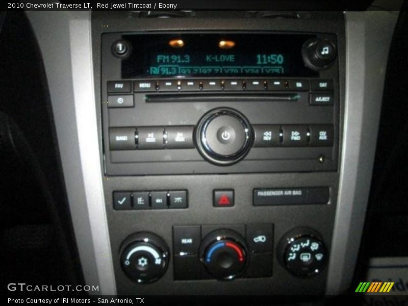 Red Jewel Tintcoat / Ebony 2010 Chevrolet Traverse LT