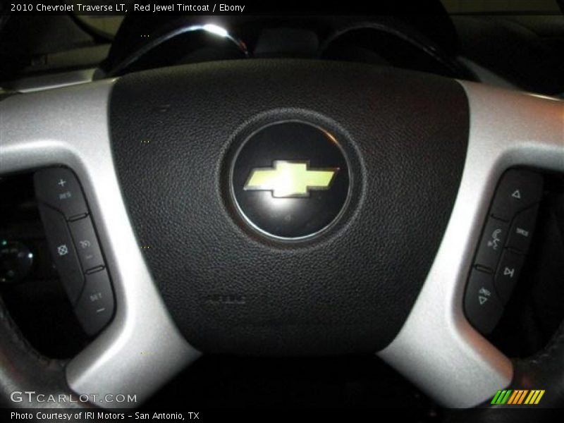 Red Jewel Tintcoat / Ebony 2010 Chevrolet Traverse LT