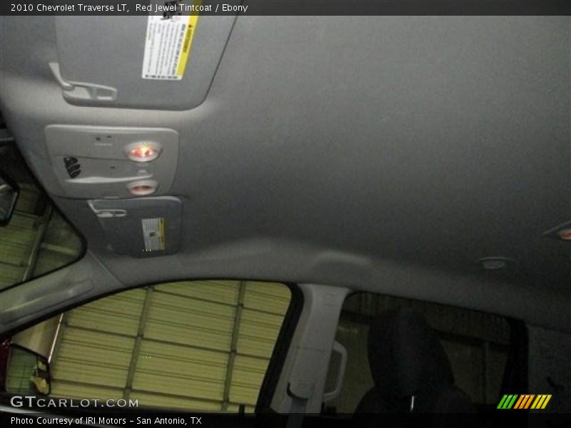 Red Jewel Tintcoat / Ebony 2010 Chevrolet Traverse LT