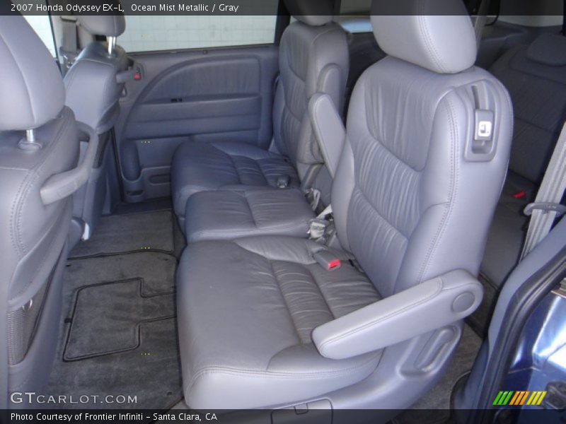 Ocean Mist Metallic / Gray 2007 Honda Odyssey EX-L