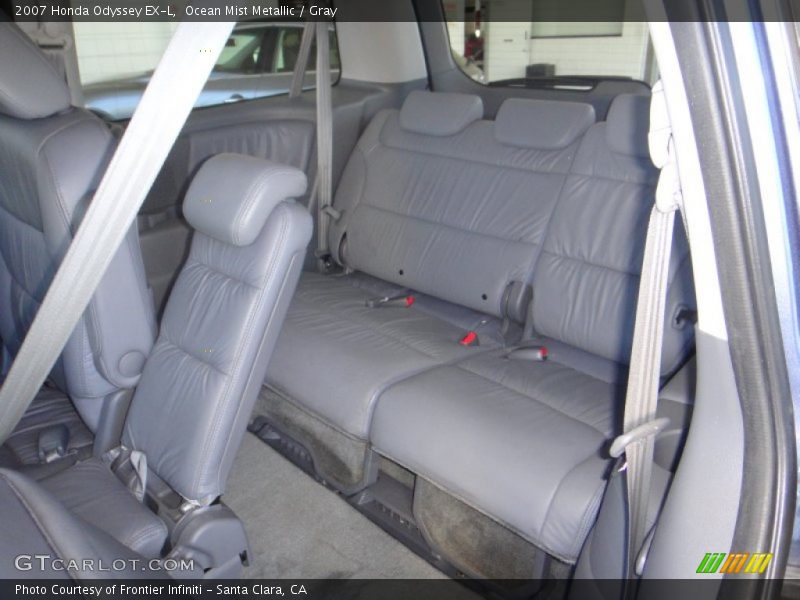 Ocean Mist Metallic / Gray 2007 Honda Odyssey EX-L