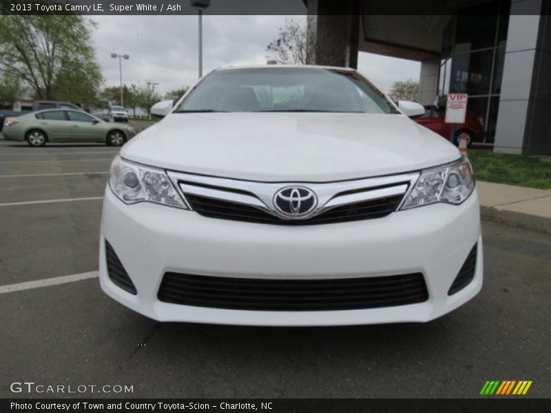 Super White / Ash 2013 Toyota Camry LE