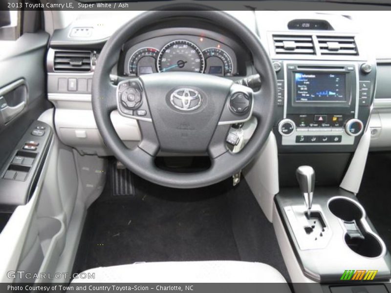 Super White / Ash 2013 Toyota Camry LE