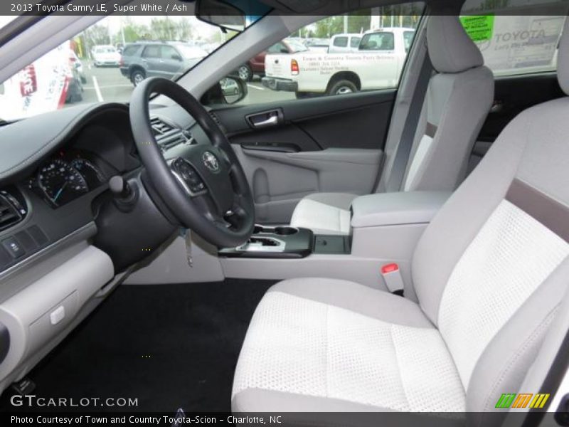 Super White / Ash 2013 Toyota Camry LE
