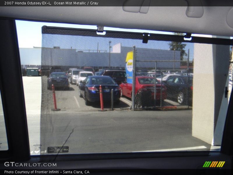 Ocean Mist Metallic / Gray 2007 Honda Odyssey EX-L