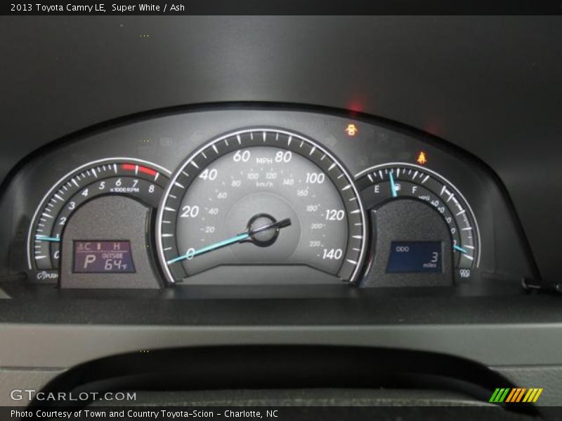 Super White / Ash 2013 Toyota Camry LE