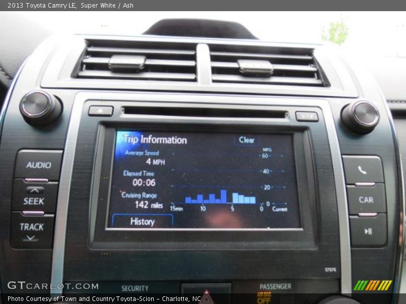 Super White / Ash 2013 Toyota Camry LE