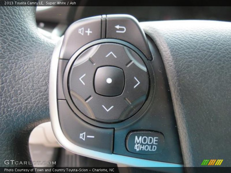 Super White / Ash 2013 Toyota Camry LE