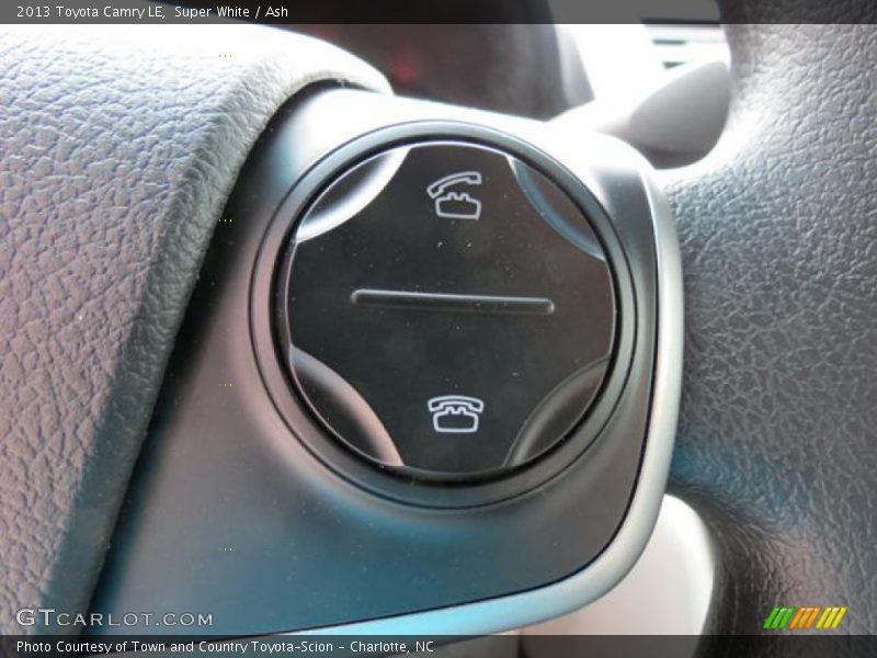 Super White / Ash 2013 Toyota Camry LE