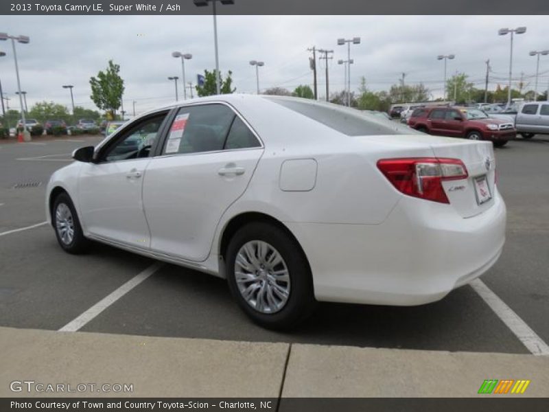 Super White / Ash 2013 Toyota Camry LE