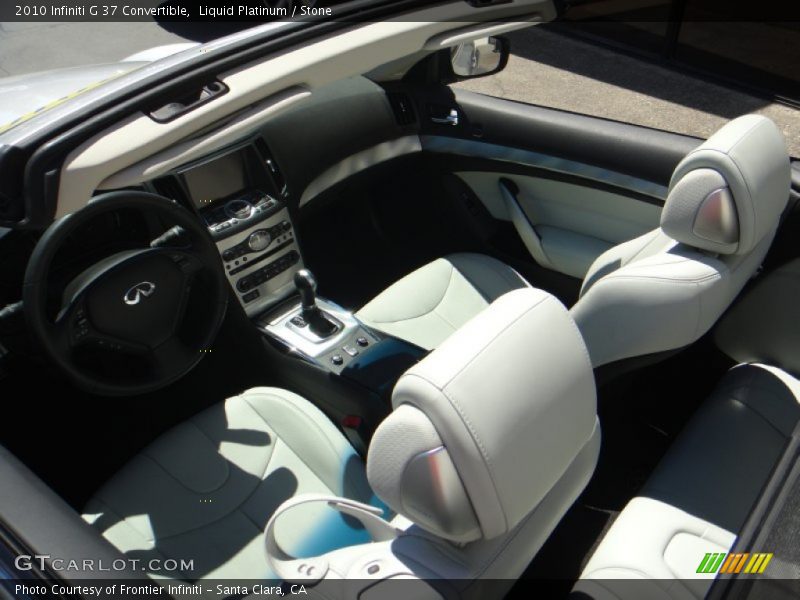 Liquid Platinum / Stone 2010 Infiniti G 37 Convertible