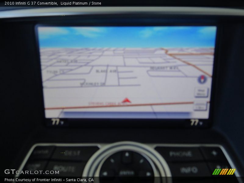 Liquid Platinum / Stone 2010 Infiniti G 37 Convertible