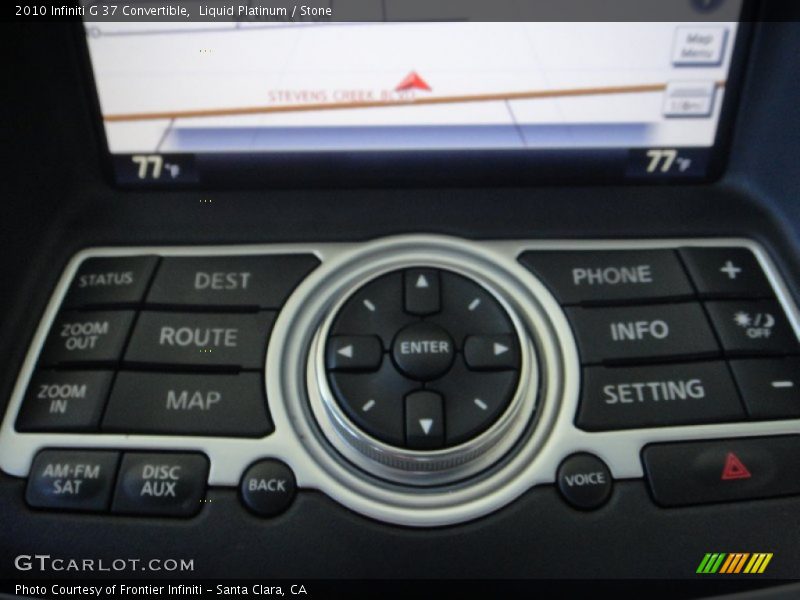 Liquid Platinum / Stone 2010 Infiniti G 37 Convertible