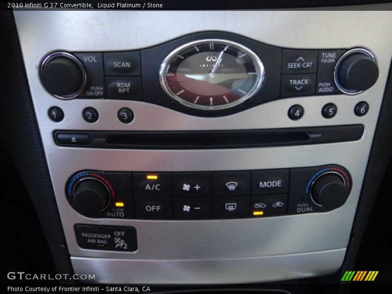 Liquid Platinum / Stone 2010 Infiniti G 37 Convertible