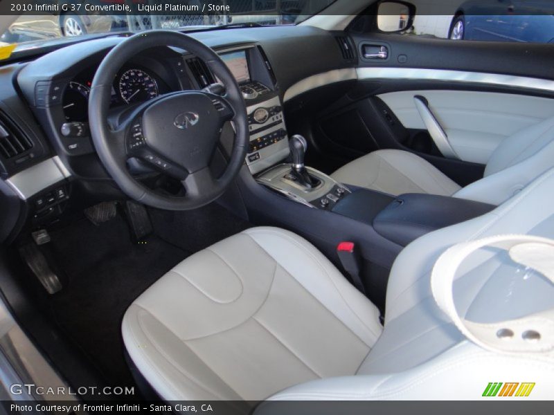 Liquid Platinum / Stone 2010 Infiniti G 37 Convertible