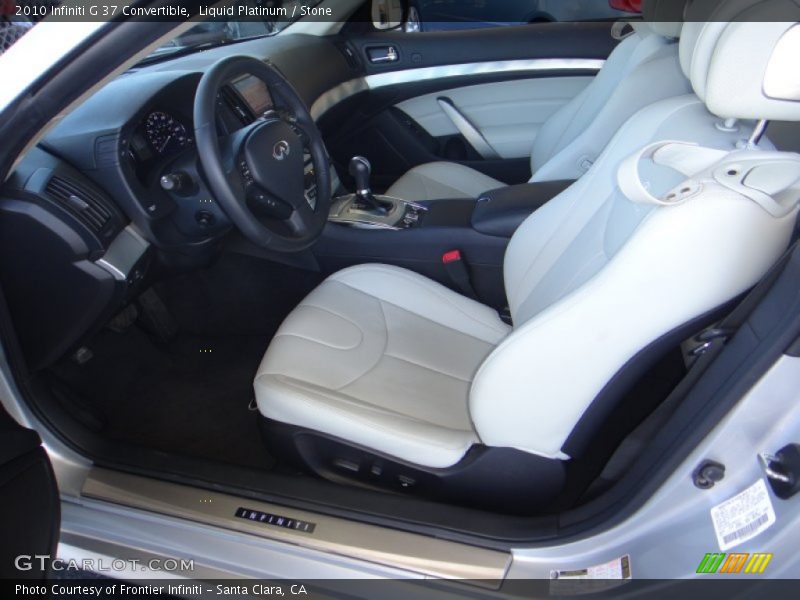 Liquid Platinum / Stone 2010 Infiniti G 37 Convertible