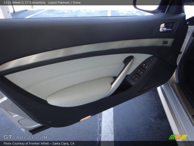 Liquid Platinum / Stone 2010 Infiniti G 37 Convertible