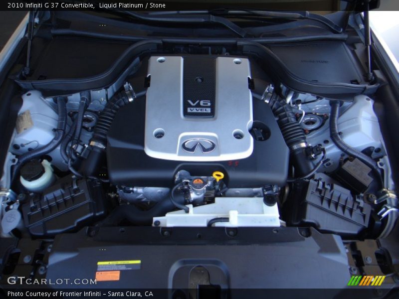 Liquid Platinum / Stone 2010 Infiniti G 37 Convertible