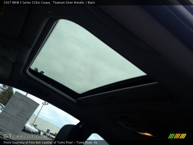 Titanium Silver Metallic / Black 2007 BMW 3 Series 328xi Coupe