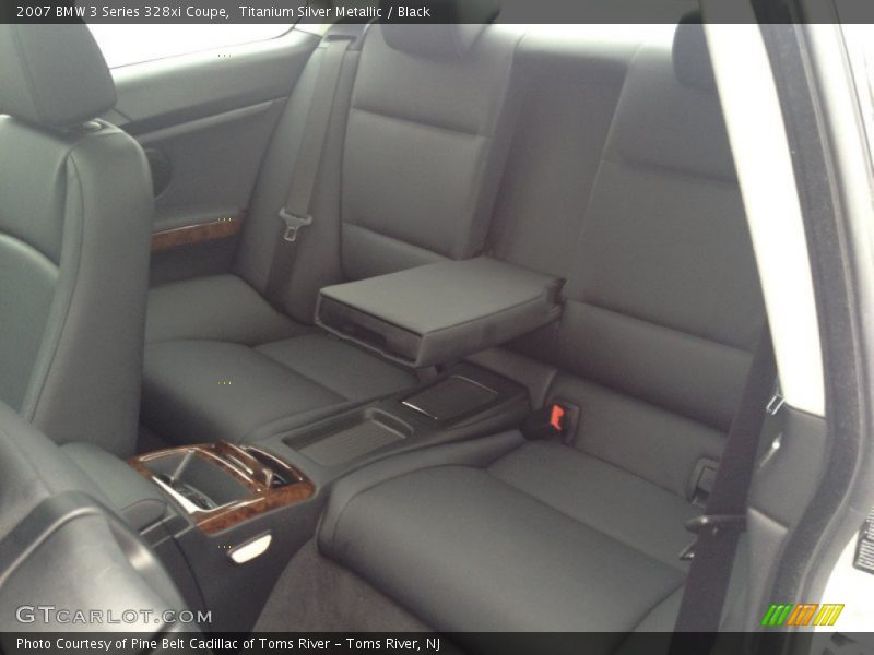 Titanium Silver Metallic / Black 2007 BMW 3 Series 328xi Coupe
