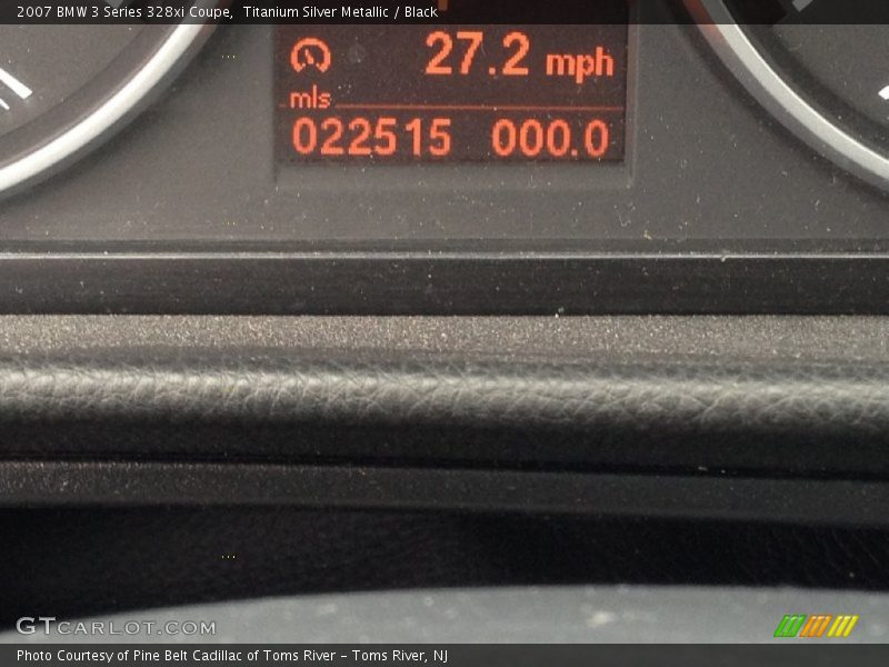 Titanium Silver Metallic / Black 2007 BMW 3 Series 328xi Coupe