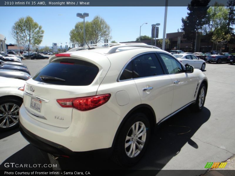 Moonlight White / Wheat 2010 Infiniti FX 35 AWD