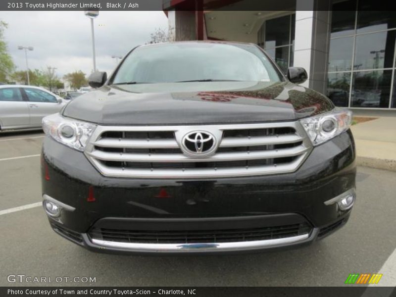 Black / Ash 2013 Toyota Highlander Limited