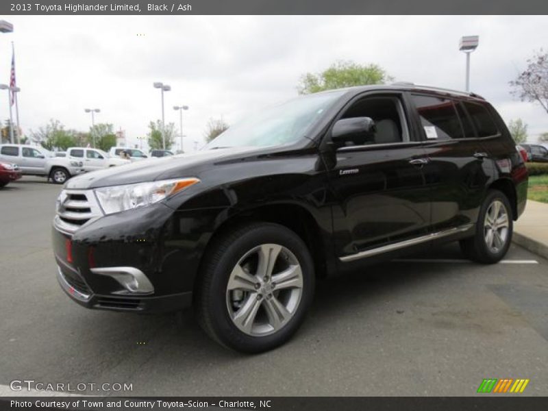 Black / Ash 2013 Toyota Highlander Limited