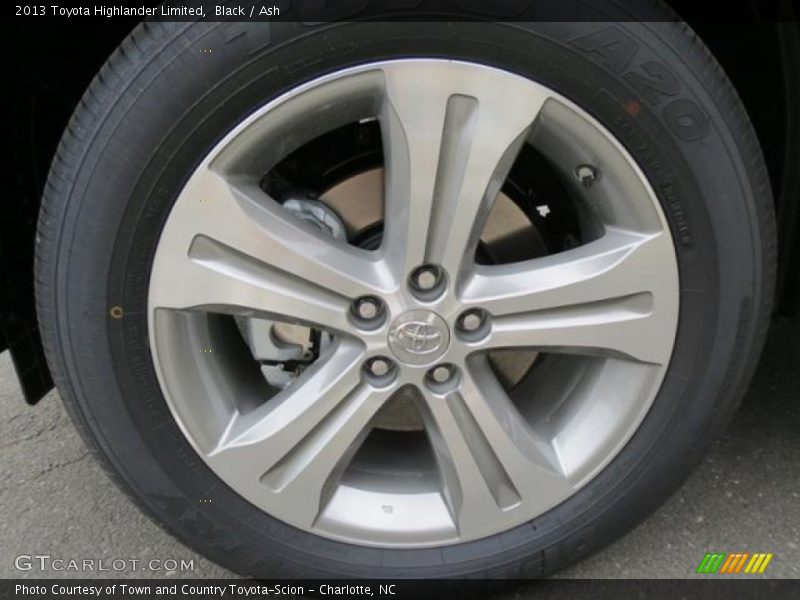Black / Ash 2013 Toyota Highlander Limited