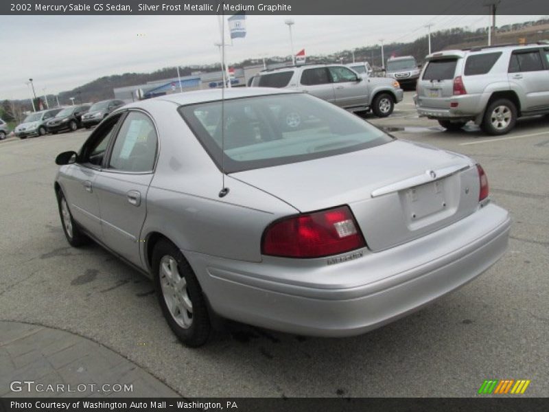 Silver Frost Metallic / Medium Graphite 2002 Mercury Sable GS Sedan
