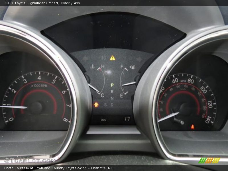 Black / Ash 2013 Toyota Highlander Limited