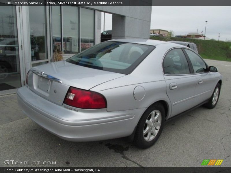 Silver Frost Metallic / Medium Graphite 2002 Mercury Sable GS Sedan