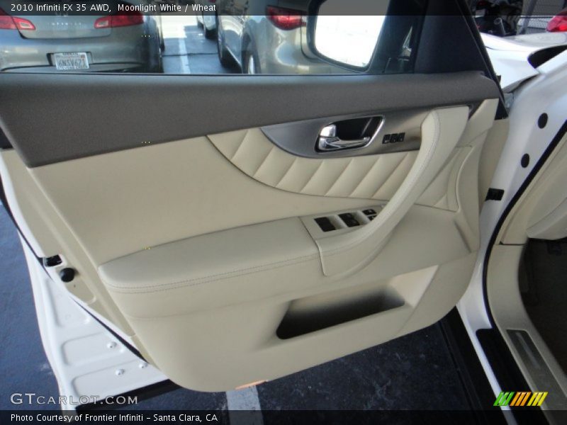 Moonlight White / Wheat 2010 Infiniti FX 35 AWD