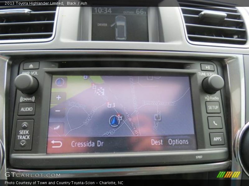 Black / Ash 2013 Toyota Highlander Limited