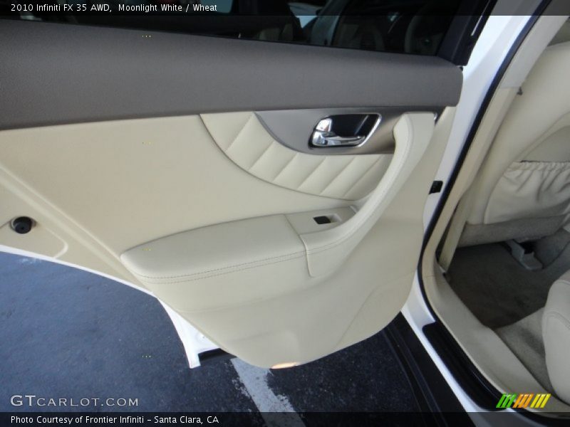 Moonlight White / Wheat 2010 Infiniti FX 35 AWD