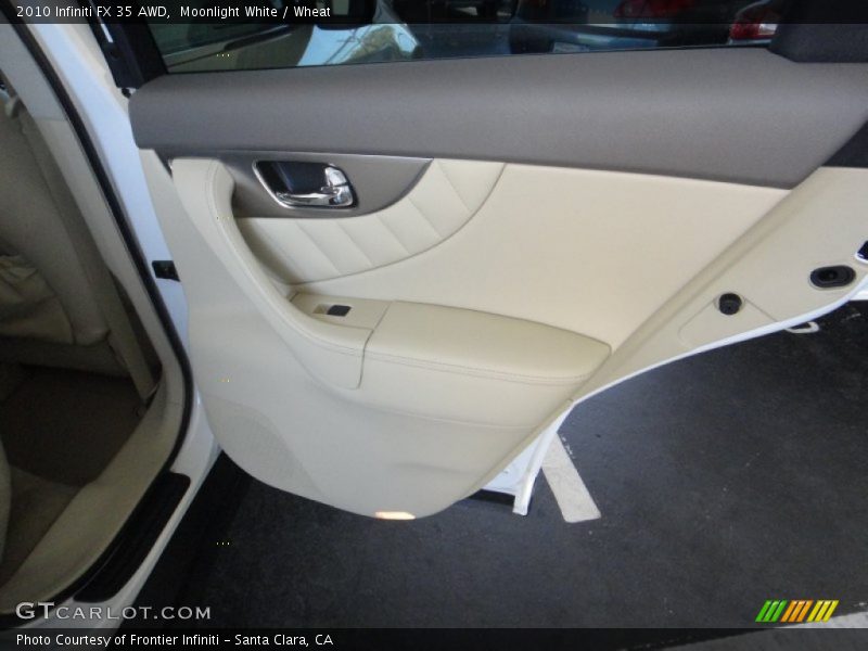 Moonlight White / Wheat 2010 Infiniti FX 35 AWD