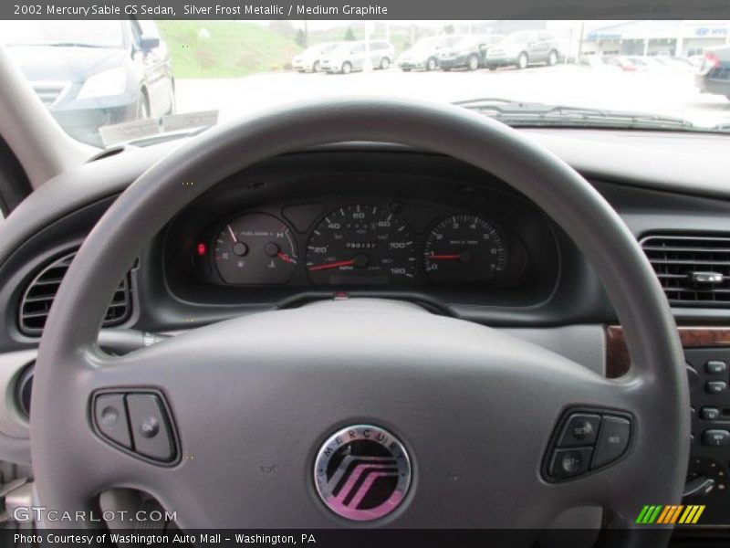 Silver Frost Metallic / Medium Graphite 2002 Mercury Sable GS Sedan
