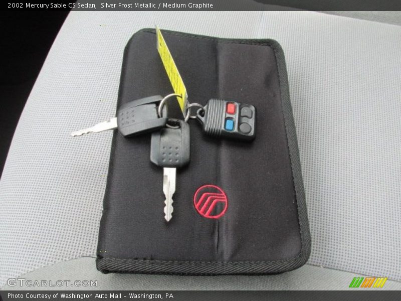 Silver Frost Metallic / Medium Graphite 2002 Mercury Sable GS Sedan
