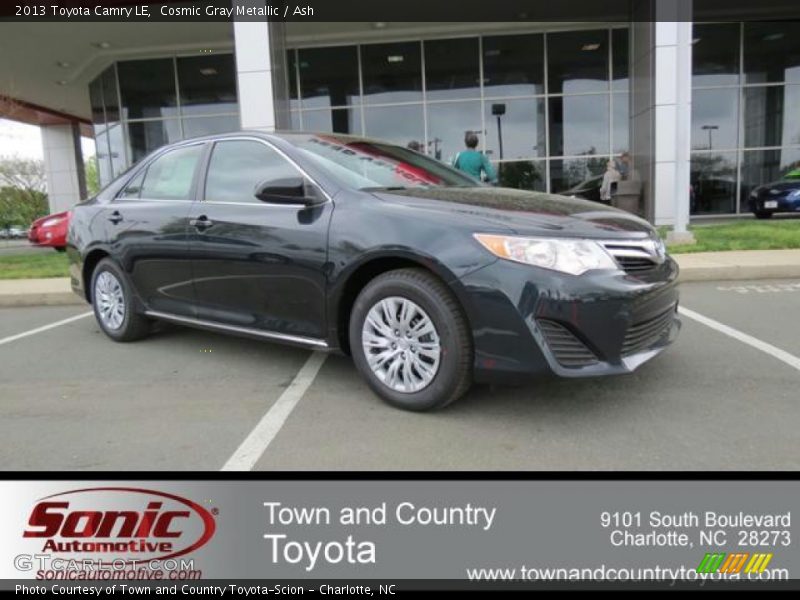 Cosmic Gray Metallic / Ash 2013 Toyota Camry LE