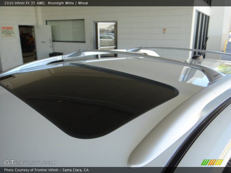 Moonlight White / Wheat 2010 Infiniti FX 35 AWD