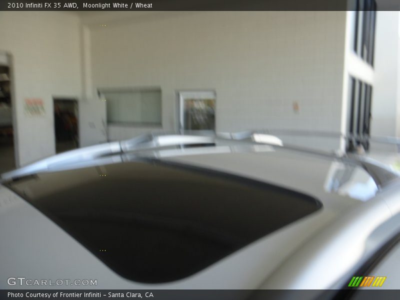 Moonlight White / Wheat 2010 Infiniti FX 35 AWD