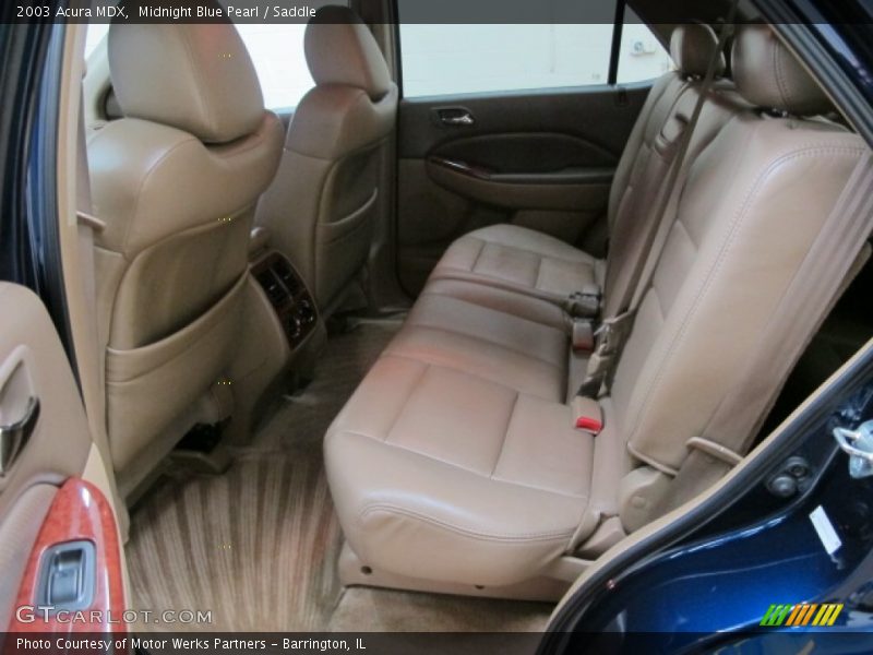 Rear Seat of 2003 MDX 