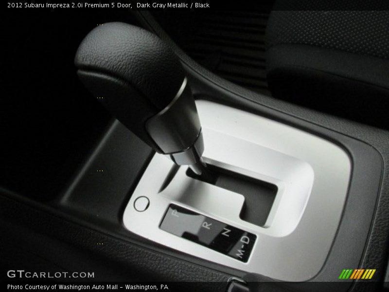 Dark Gray Metallic / Black 2012 Subaru Impreza 2.0i Premium 5 Door